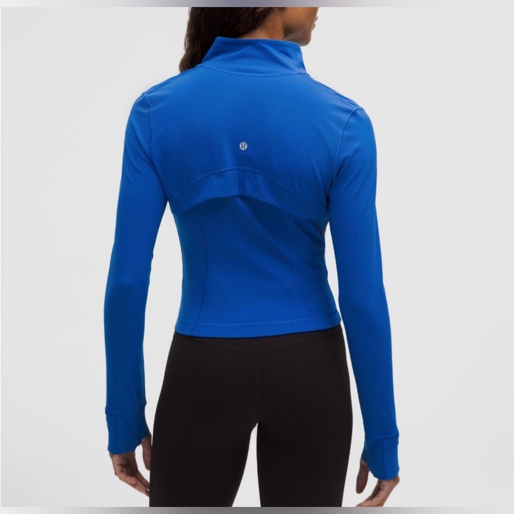LULULEMON DEFINE JACKET CROPPED GALACTIC COBALT SIZE 4 NWT - Picture 4 of 10
